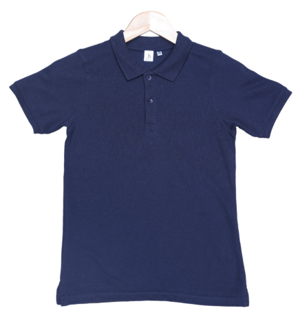 Kids navy blue polo shirt