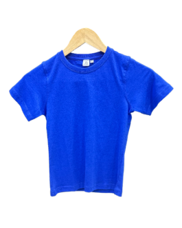 Royal Blue Kids Round Neck Cotton T Shirt