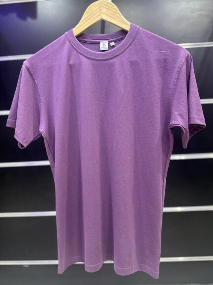 Plain Purple t shirt - high quality cotton t shirts wholesale