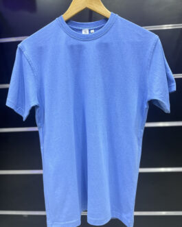 Cotton Sky Blue T Shirt - mens cotton t shirts