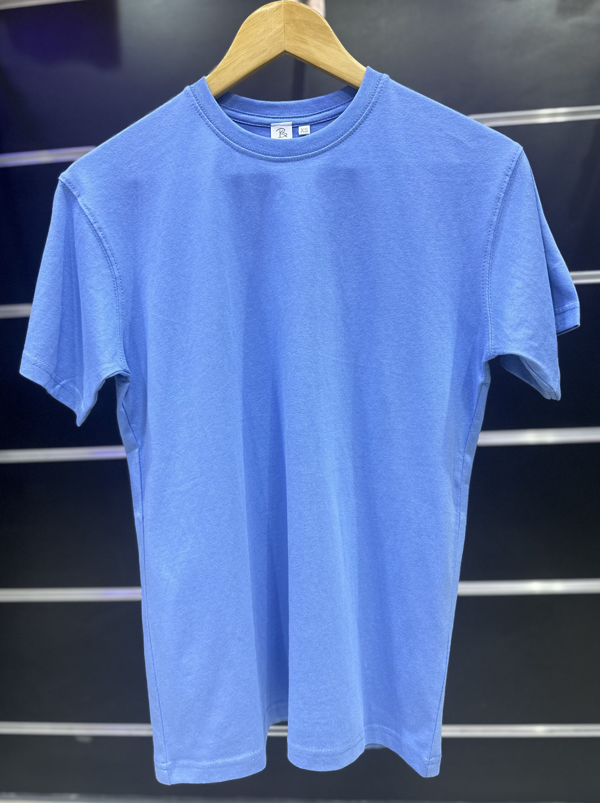 Cotton Sky Blue T Shirt - mens cotton t shirts
