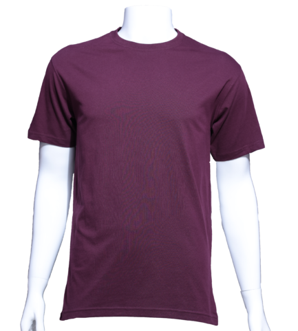 maroon t-shirt