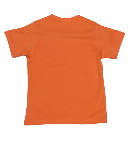 Kids Orange T Shirts – 100% Cotton – Round Neck