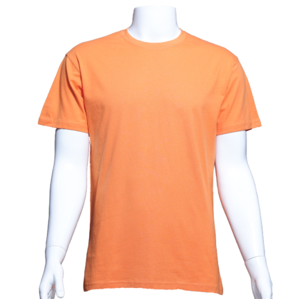 orange cotton t-shirts for men