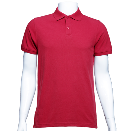 red polo shirt