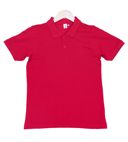 Kids Red Polo Shirt