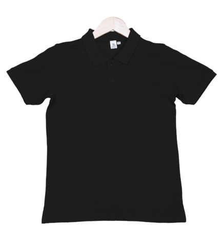 Kids Black Polo Shirt