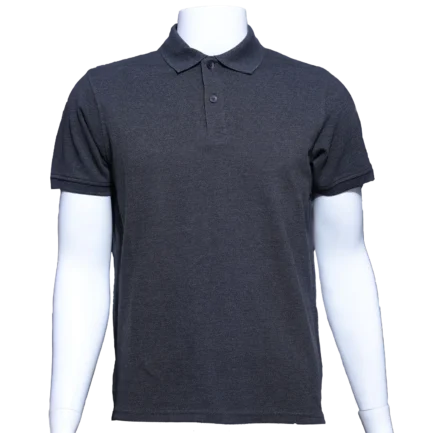 charcoal polo shirt