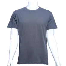 graphite round neck cotton t-shirt