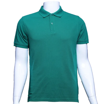 green polo shirt