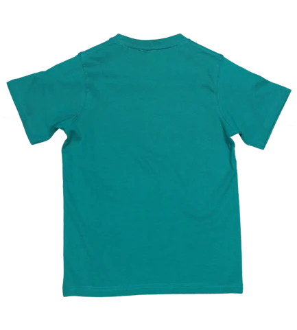 Green round neck kids t-shirts