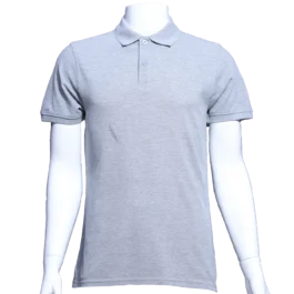 Grey Polo Shirt for Men | KB Fashion Polo Shirts in Bulk