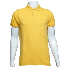yellow polo shirt