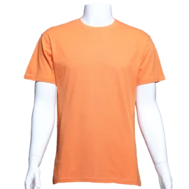 Plain Round Neck Orange T Shirt – Cotton t-shirts for men