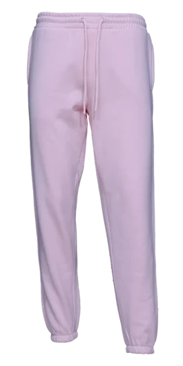 pink trouser brush fleece