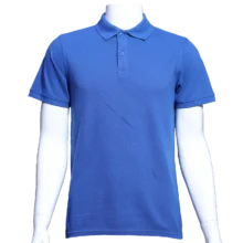 royal blue polo shirt