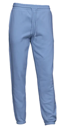 brush fleece sky blue trouser