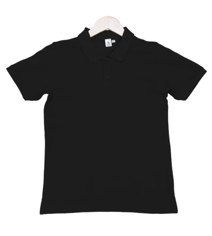 Kids Black Polo Shirt