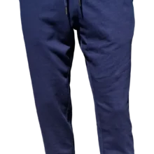 navy blue cross terry trouser