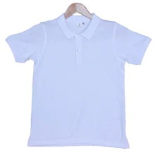 Kids White Polo Shirt