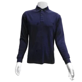Navy Blue Full Sleeve Polo Shirt