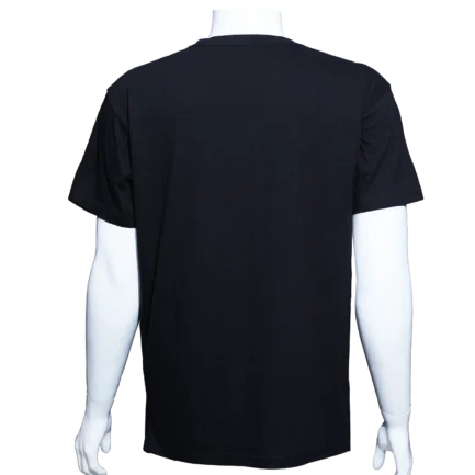 black t-shirts 220 gsm backside