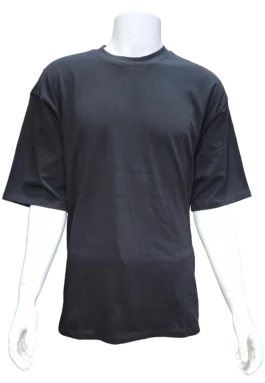 Oversize Black T-Shirt – 260 GSM – 100% Cotton