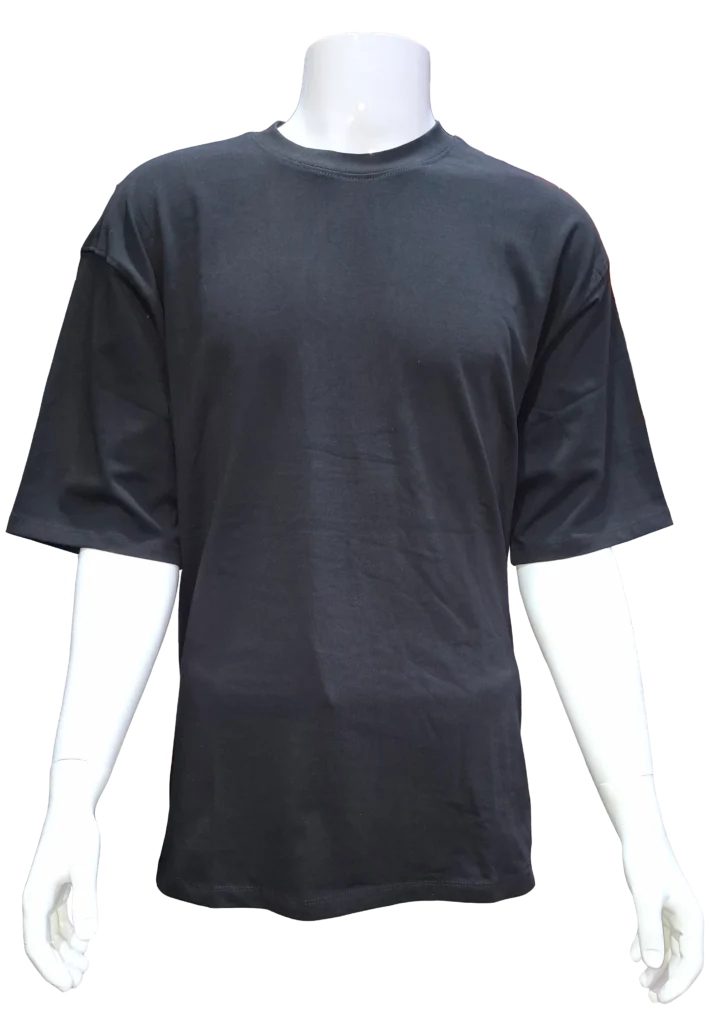 Oversize Black T Shirt 260 Gsm 100 Cotton 