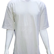 Oversize White T-Shirt – 260 GSM – 100% Cotton