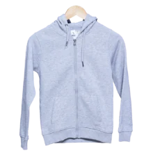 High Quality Kids Grey Melange Zippers