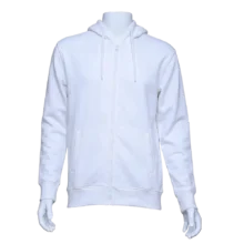Premium Unisex White Zipper Hoodies